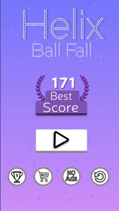 Helix Ball Fall screenshot #1 for iPhone