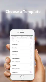 cover letter maker iphone screenshot 3
