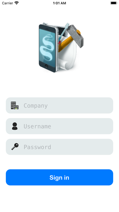 TrackerPro Mobile Screenshot