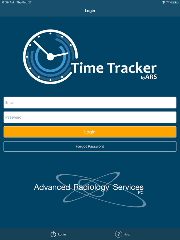 Time Tracker by ARS iPad screenshot 1 - Productivity app