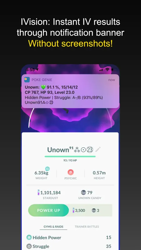 Poke Genie - Fern-Raid IV PvP screenshot 4 of 10
