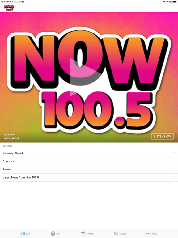 Screenshot #4 pour NOW 100.5