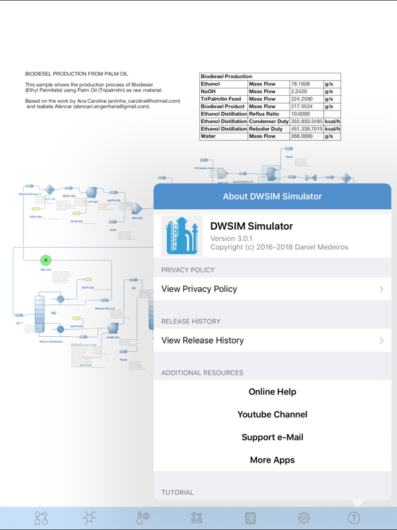 DWSIM Simulator iPad screenshot 9 - Productivity app