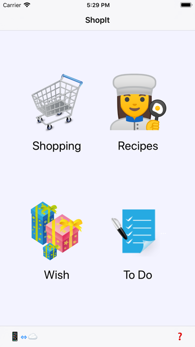 ShopIt - Grocery Shopping List Screenshot