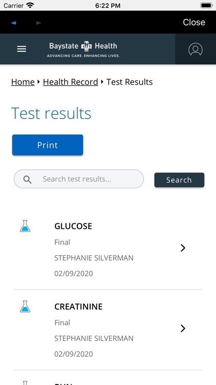 MyBaystate screenshot-6