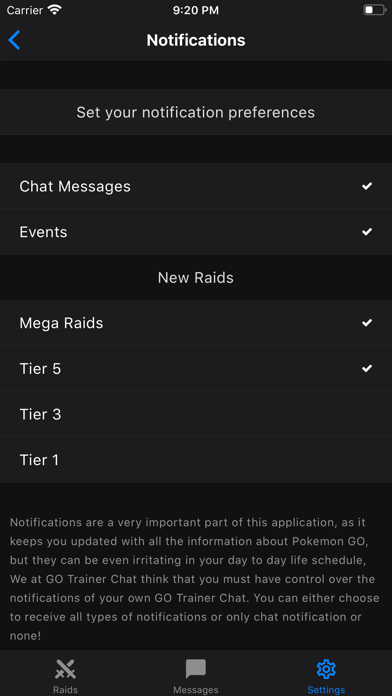 Screenshot #3 pour GO Trainer Chat
