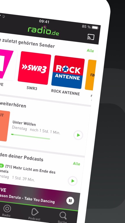radio.de - Radio und Podcast