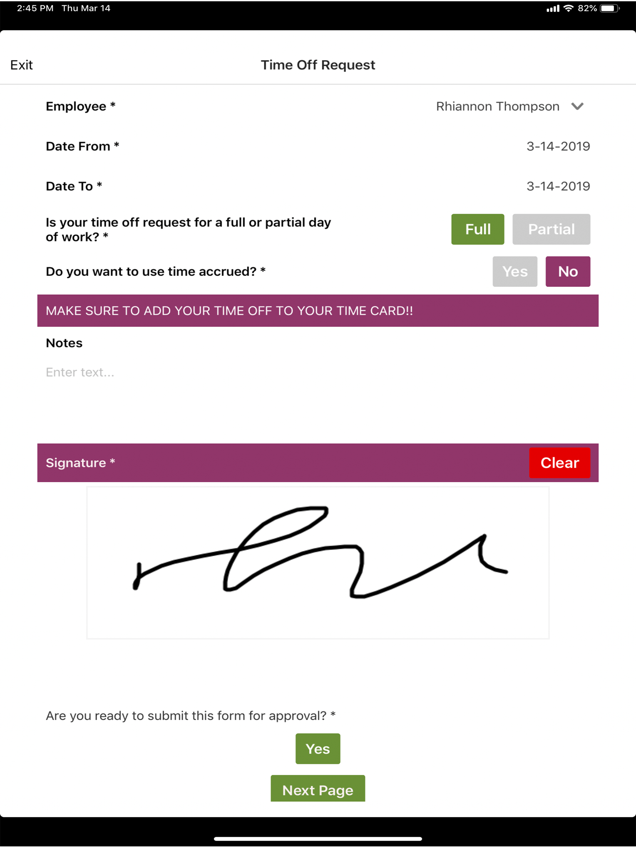 eForms Mobile screenshot 8