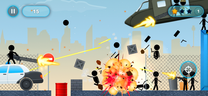 Stickman epic battle. Hero war screenshot 1