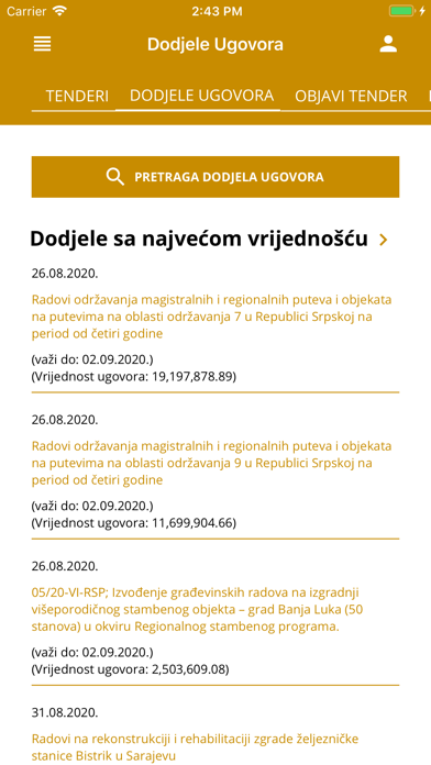 Akta.ba Screenshot