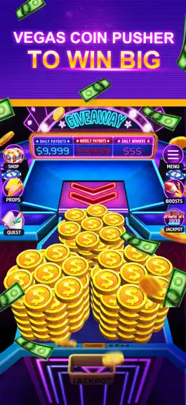 Game screenshot Cash Pusher:Lucky Coin Casino mod apk