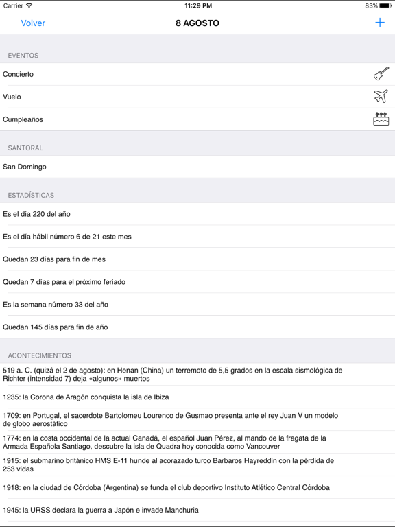 Screenshot #5 pour CalendarioCL