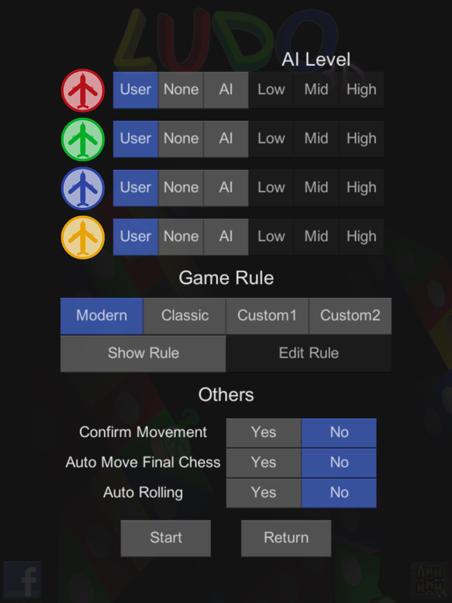 ‎Ludo 3D : Aeroplane Chess Screenshot