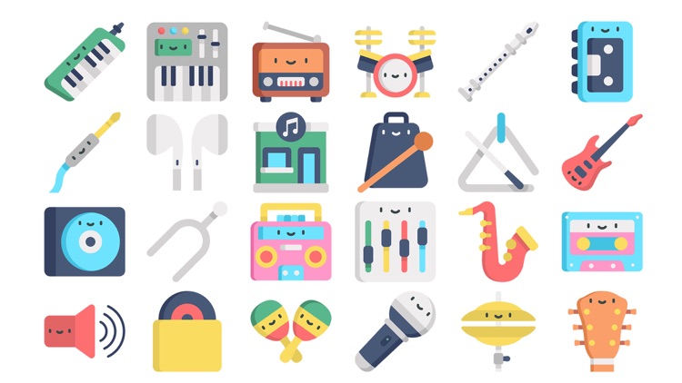 Music Store Stickers.