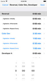Darkroom Lab Timer screenshot