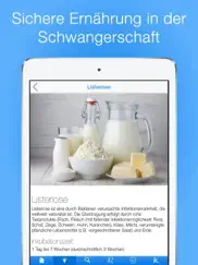 schwangerschaft lebensmittel ipad bildschirmfoto 1