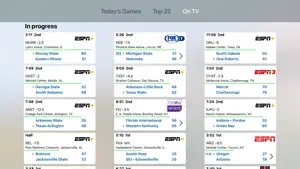 College Hoops - Scores screenshot #2 for Apple TV