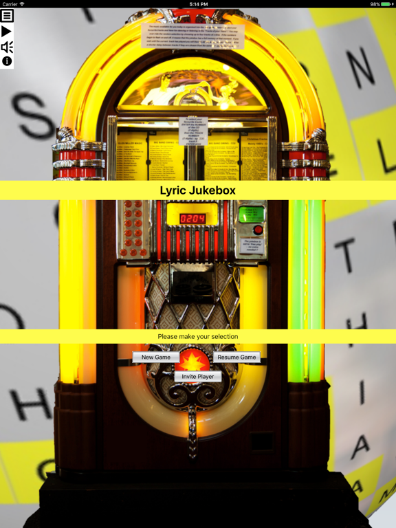 Screenshot #4 pour Lyric Jukebox Word Search