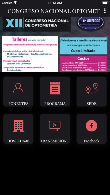 XII Congreso Nacional AMFECCO