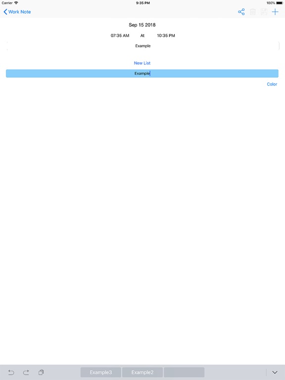 Screenshot #5 pour Work Note List