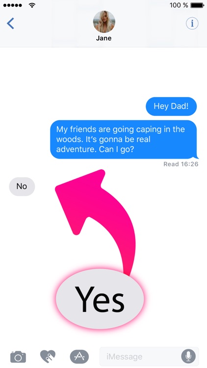 Yes or No Reverse Stickers