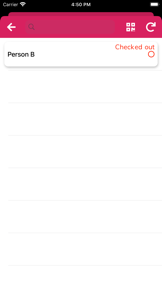 Stride Events Check In screenshot