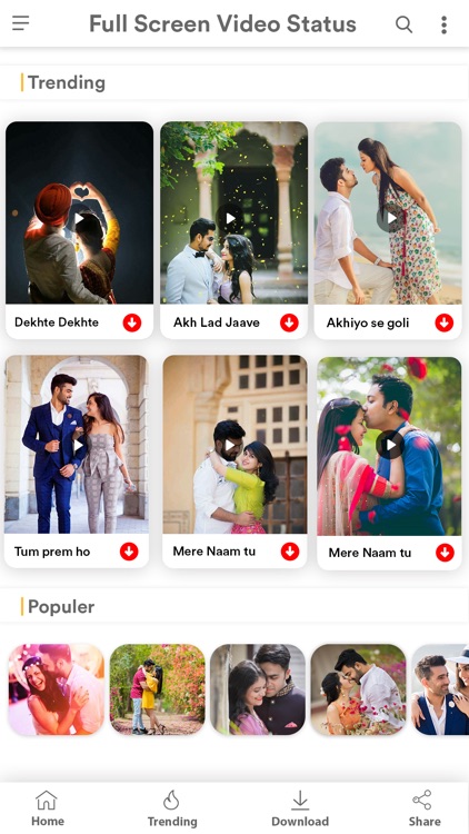 Full Screen Video Status HD