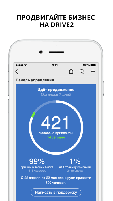 Screenshot #1 pour DRIVE2 для бизнеса