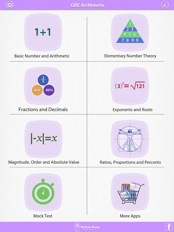 Screenshot #5 pour Arithmetic Review - GRE®