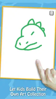 kids paint & play: dinosaur iphone screenshot 3