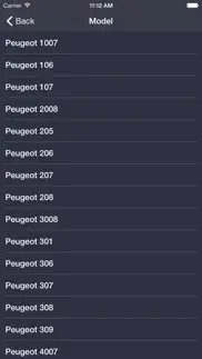 techapp for peugeot iphone screenshot 2