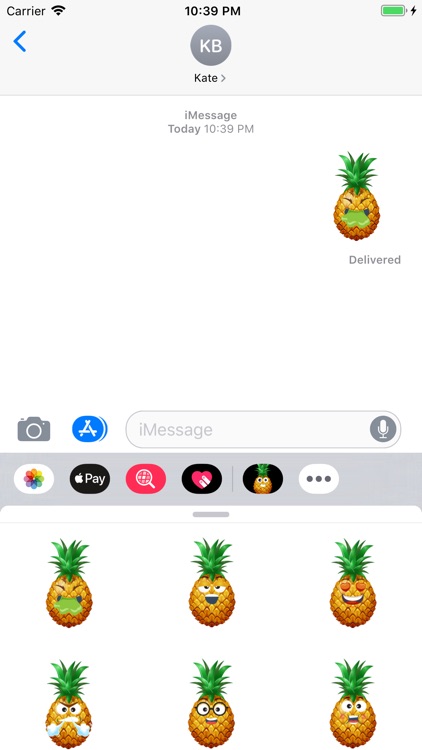 Pineapple Active Sticker