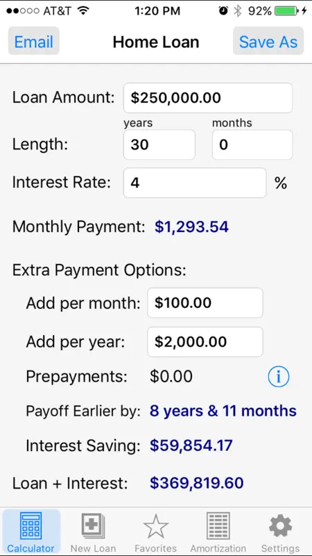 Loan Calculator Pro screenshot 5 of 5