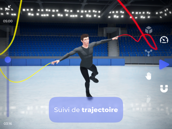 Screenshot #6 pour Freezio Figure Skating 3D app