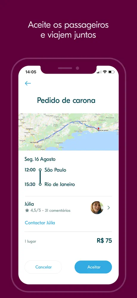 BlaBlaCar: Caronas e Ônibus