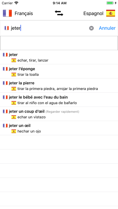 Espagnol-Français Screenshot