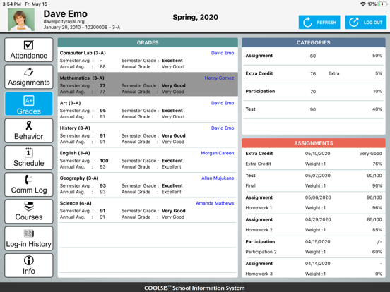 COOLSIS Family Access iPad screenshot