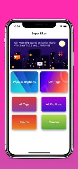 Game screenshot Super Likes Hashtags& Captions mod apk