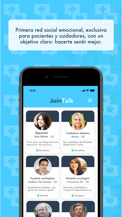 JOINTALK Enfermos y Cuidadores Screenshot