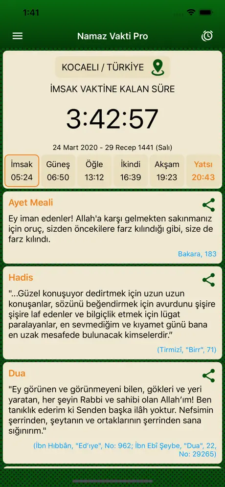 Namaz Vakti