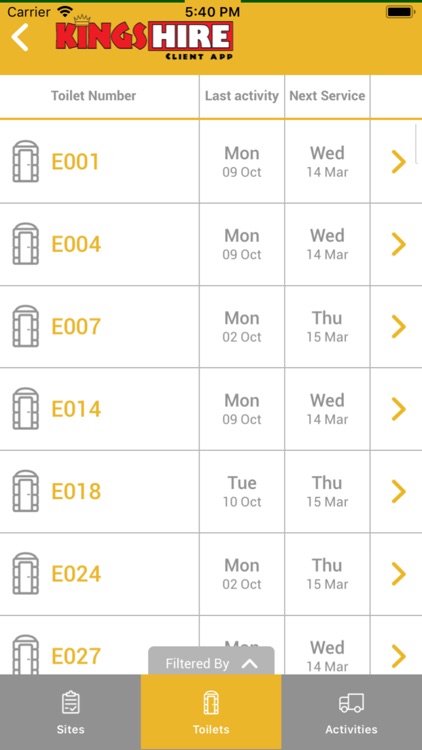Kings Hire Client App