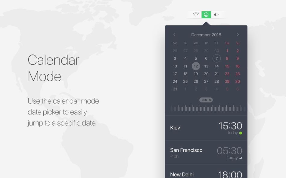 #3. Time Zone Converter and Clock (macOS) Podle: Anton Skorniakov