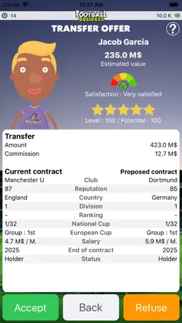 Game screenshot Football Business hack