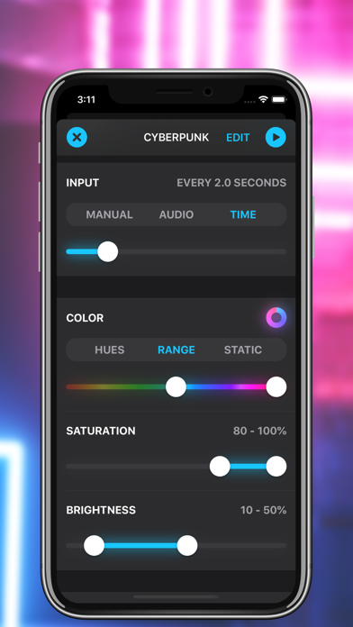 Neon for PhilipsHue & LIFX Screenshot