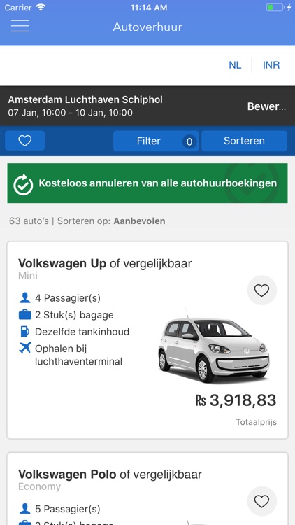 Autoverhuur App
