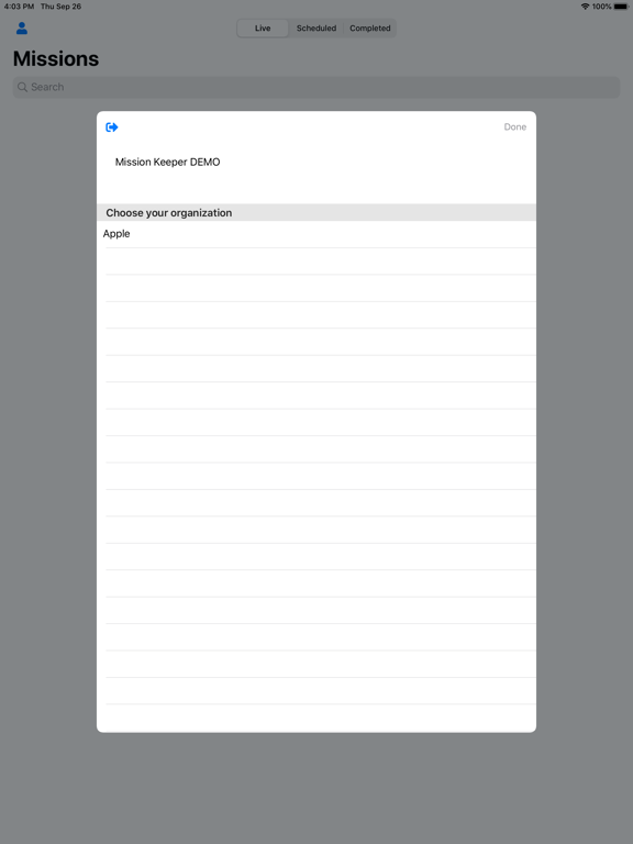Screenshot #4 pour MissionKeeper Mobile
