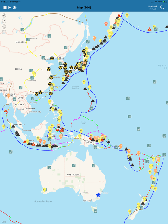 Screenshot #4 pour Earthquake+ Alerts, Map & Info