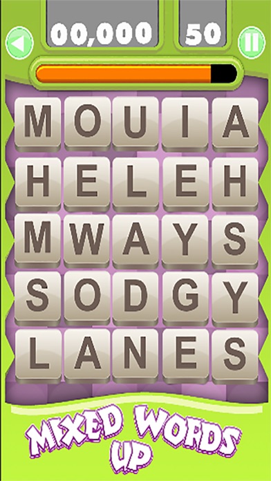How to cancel & delete Mixed Up Words - The 5 Letters Scrambling Game from iphone & ipad 4