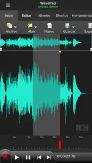 wavepad, editor de audio iphone bildschirmfoto 2