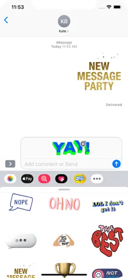 Game screenshot Animated Text Stickers hack